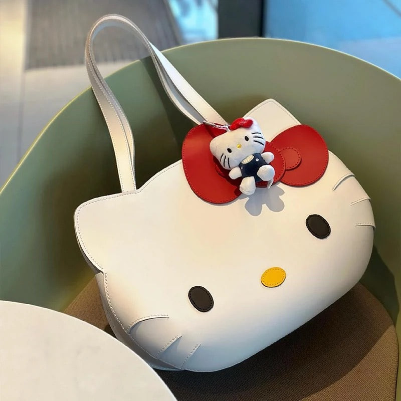 Hello kitty leather 3D tote