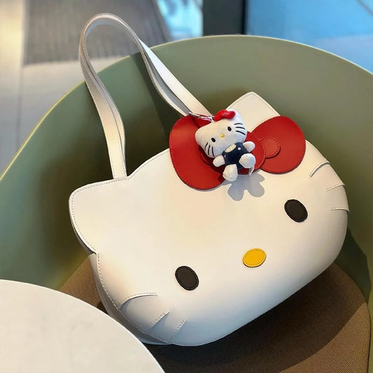 Hello kitty leather 3D tote