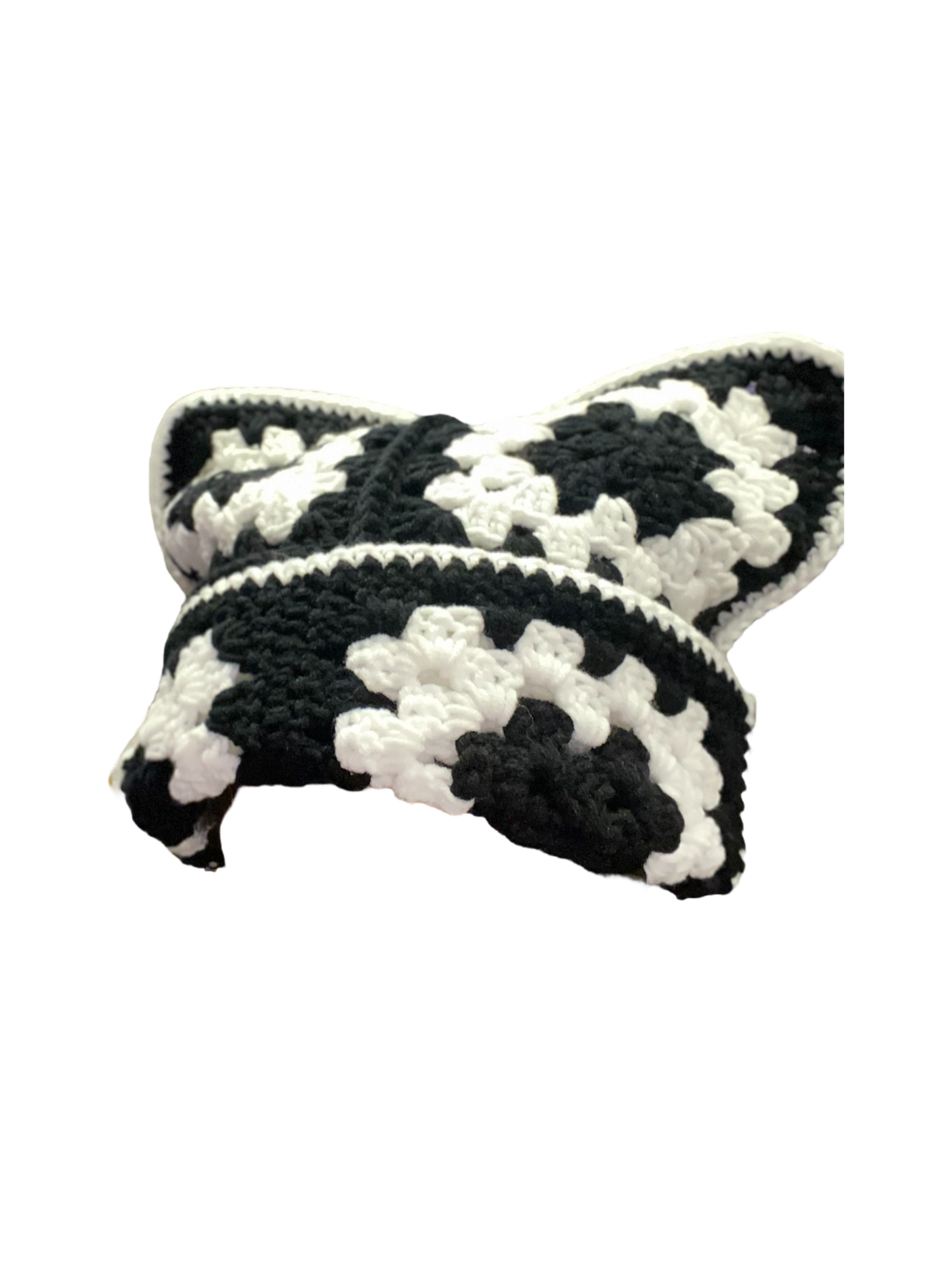 Granny square cat hat