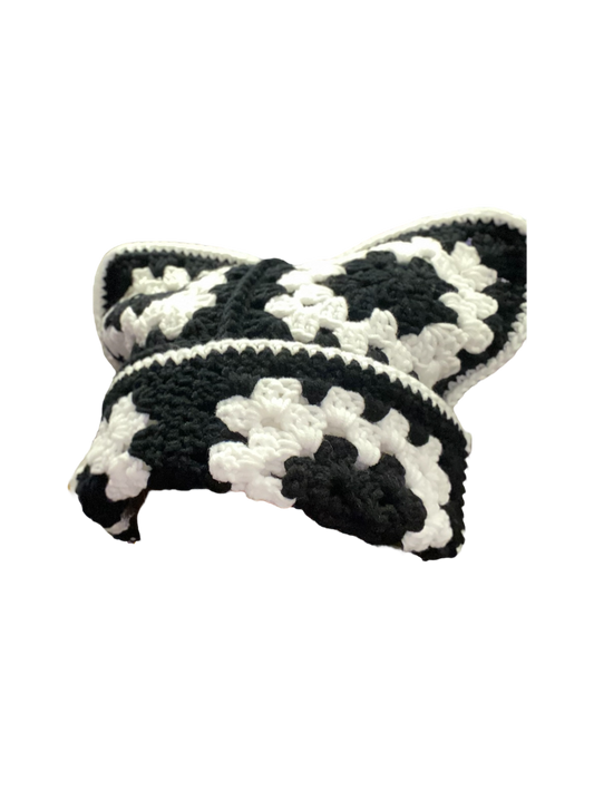 Granny square cat hat